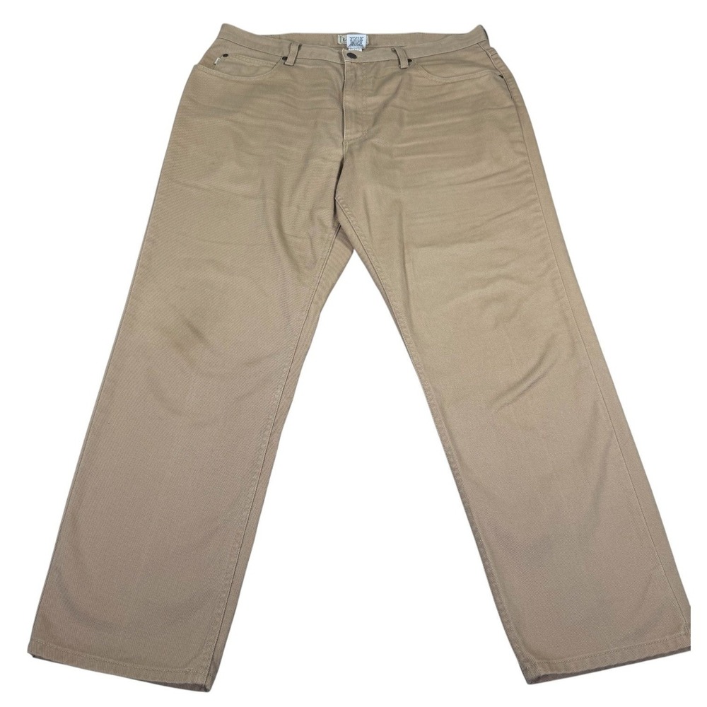 L.L.Bean Classic Fit Pants Mens 38x30 Khaki Tan 5 Pocket Cotton Casual Pants